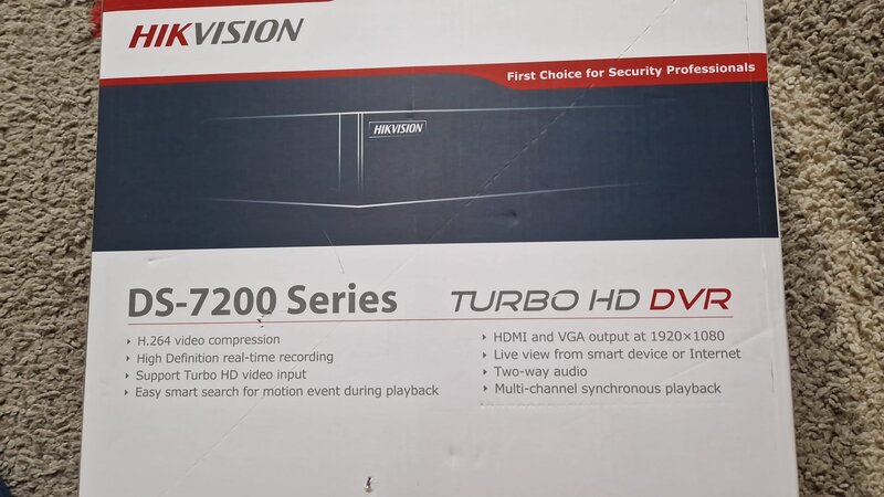 Vand Set Supraveghere Hikvision – DVR + 6 camere, toate la cutie + HDD 1TB